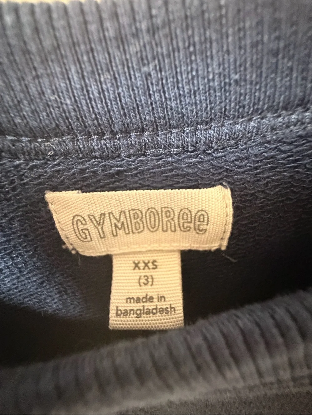 Gymboree Navy Sweatshirt with Red 